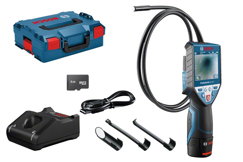 Akku-Inspektionskamera GIC 120 C, mit 1 x 1.5 Ah Li-Ion Akku, L-BOXX Bosch Akku-Inspektionskamera GIC 120 C, mit 1 x 1.5 Ah Li-Ion Akku, L-BOXX Bosch
