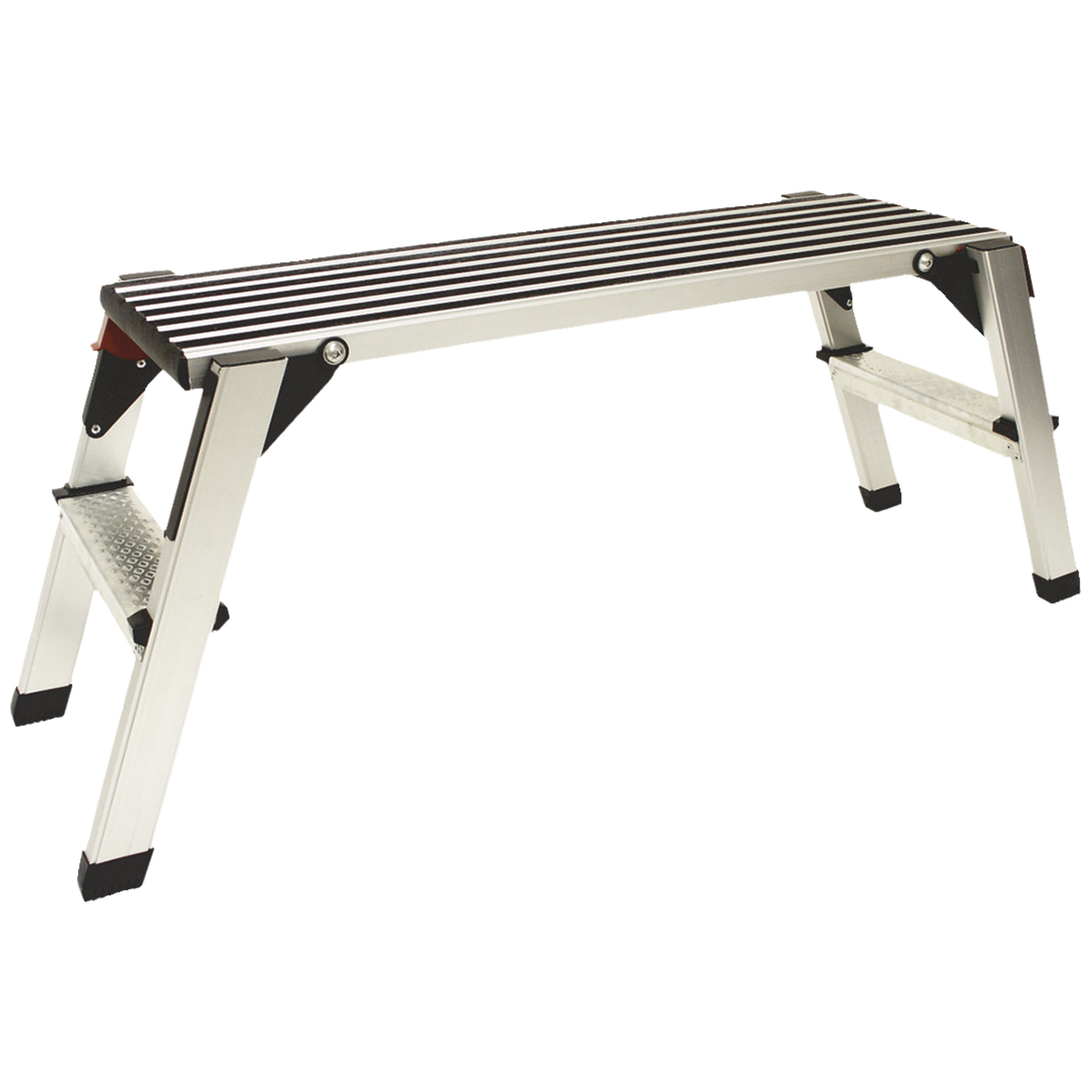 Doppelklapptritt für Karosserie, Aluminium, H: 50 cm, L: 95 cm Doppelklapptritt für Karosserie, Aluminium, H: 50 cm, L: 95 cm