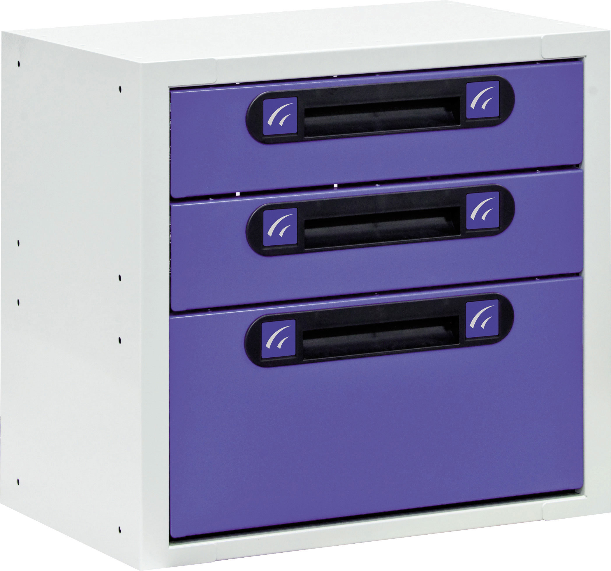 Schubladenschrank VLKT54.3, 3 Schubladen, 507 x 410 x 483 mm Schubladenschrank VLKT54.3, 3 Schubladen, 507 x 410 x 483 mm