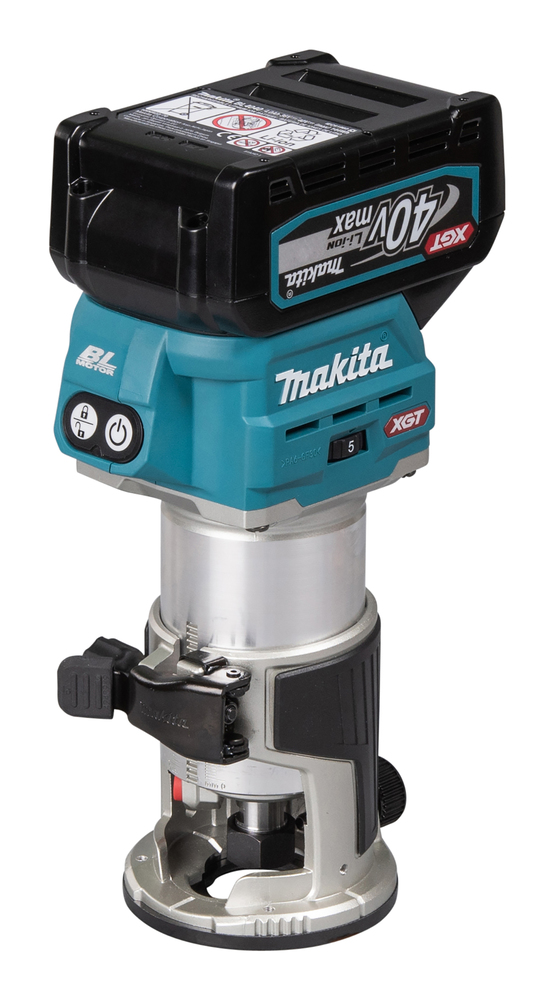 Akku-Einhandfräse / Kantenfräse XGT, Makita RT001GM205 Akku-Einhandfräse / Kantenfräse XGT, Makita RT001GM205