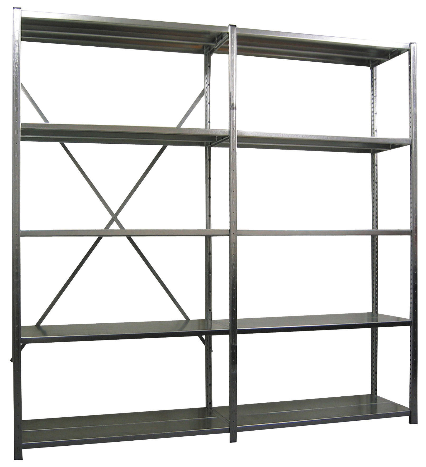 Aktionsregal 2000x400x2000 mm, verzinkt, mit 10 Fachböden, à 200 kg Aktionsregal 2000x400x2000 mm, verzinkt, mit 10 Fachböden, à 200 kg