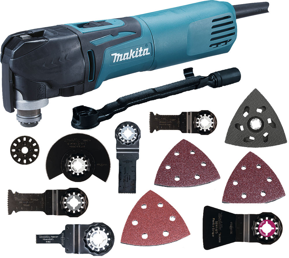 Elektrisches Multifunktions-Werkzeug, 320 W , Makita TM3010CX7J Elektrisches Multifunktions-Werkzeug, 320 W , Makita TM3010CX7J