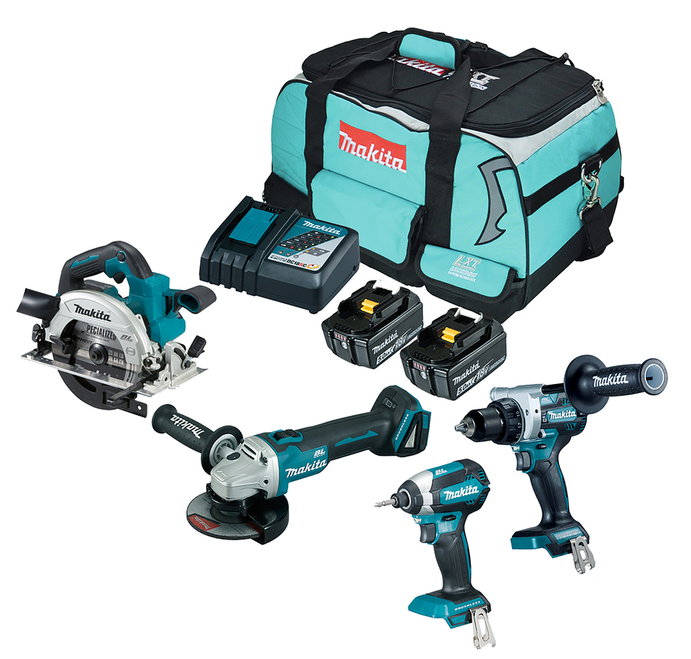 SET 4 Maschinen LXT, Makita DLX4156TX1 SET 4 Maschinen LXT, Makita DLX4156TX1