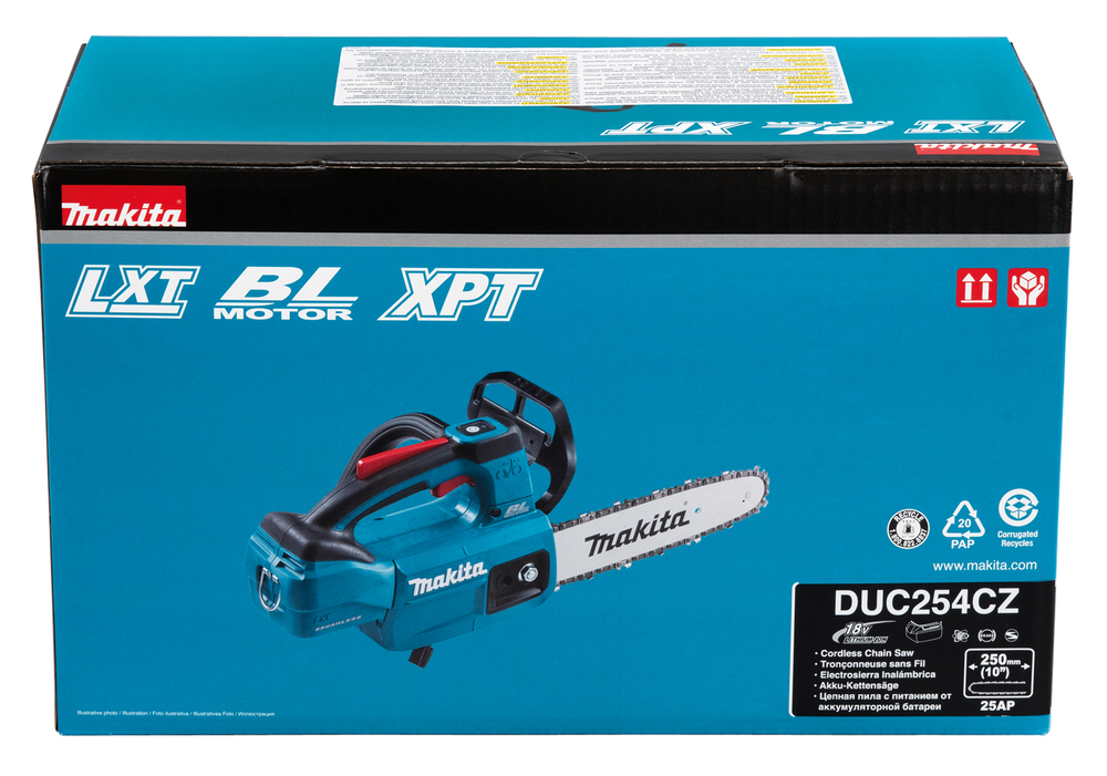 Akku-Kettensäge LXT, Makita DUC254CZ Akku-Kettensäge LXT, Makita DUC254CZ