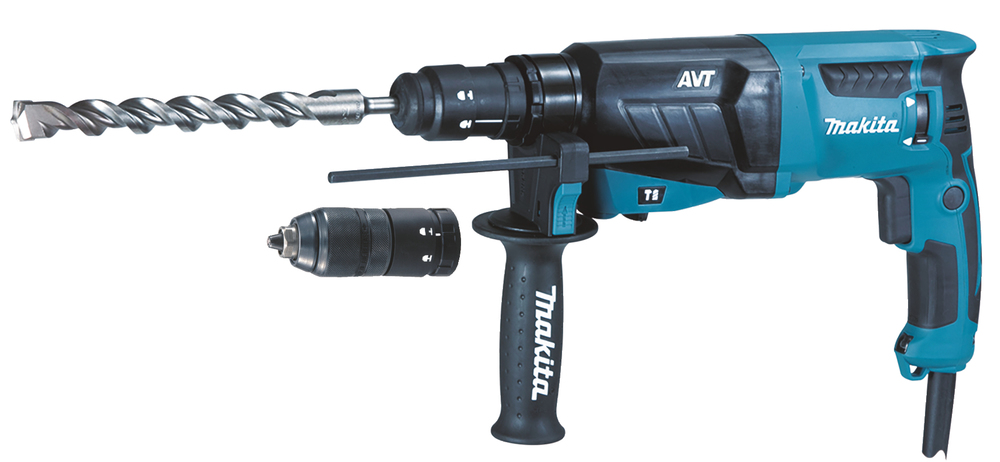 Bohr- und Spitzhammer 3 Funktionen elektrisch, Makita HR2631FTJ Bohr- und Spitzhammer 3 Funktionen elektrisch, Makita HR2631FTJ