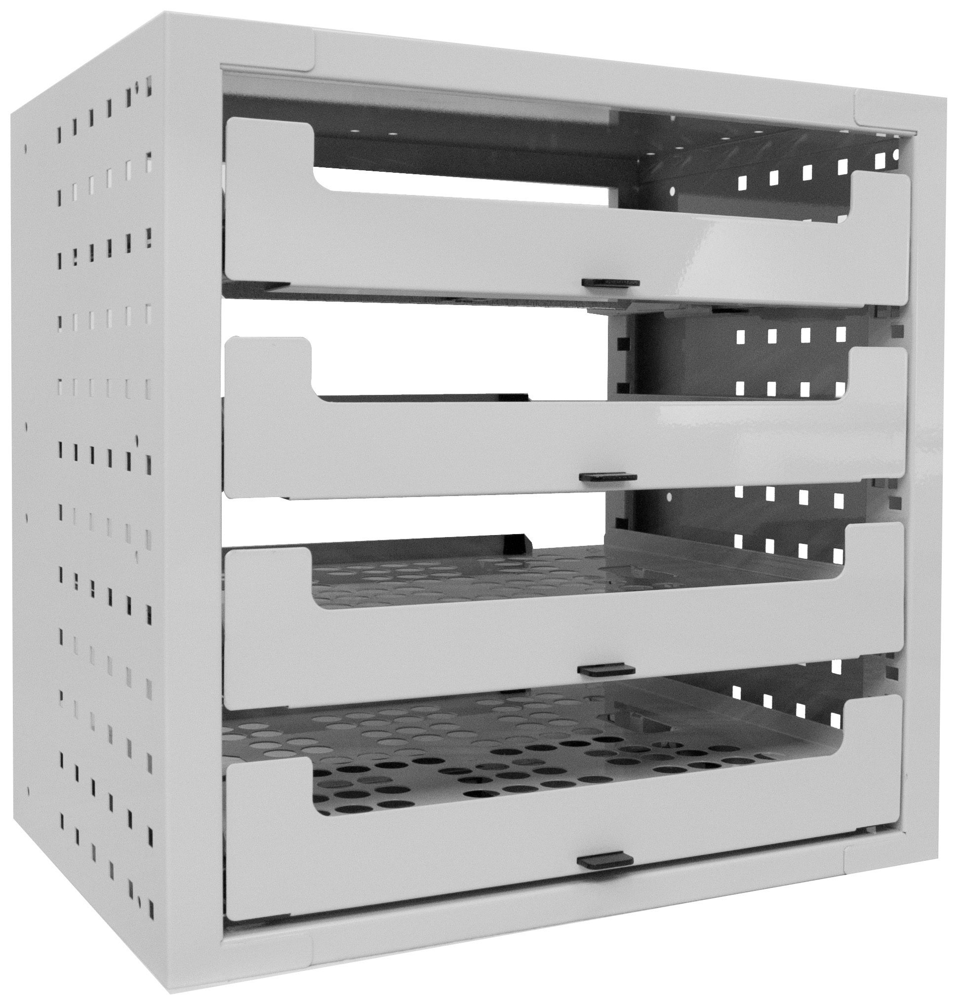 Kofferschrank LK54.4, 4 Schubladen ohne Koffer, 507 x 360 x 483 mm Kofferschrank LK54.4, 4 Schubladen ohne Koffer, 507 x 360 x 483 mm