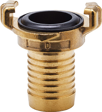 Schnellkupplung 25 mm mit Schlauchstutzen, Geka Schnellkupplung 25 mm mit Schlauchstutzen, Geka