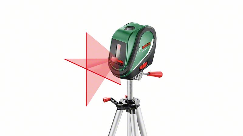 Kreuzlinien-Laser UniversalLevel 2 mit Aluminiumstativ 1,1 m Bosch Kreuzlinien-Laser UniversalLevel 2 mit Aluminiumstativ 1,1 m Bosch