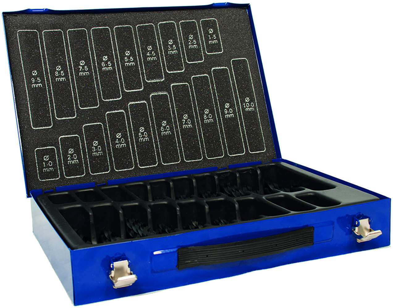 Bohrerkoffer WIBO 170 tlg. HSS, 1.0 - 10.0 x 0.5 mm Bohrerkoffer WIBO 170 tlg. HSS, 1.0 - 10.0 x 0.5 mm