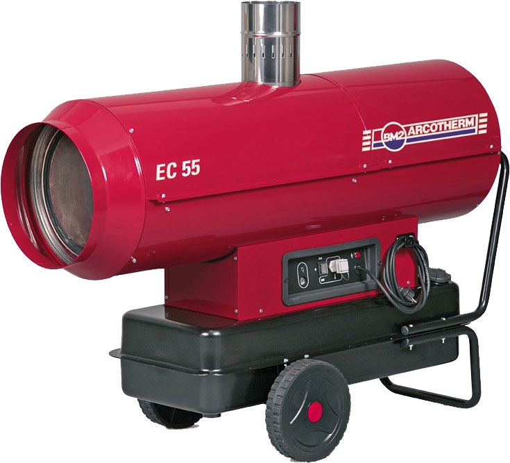 Oelheizgerät EC 85 mit Kamin, Für Heizöl, Diesel, Petrol Oelheizgerät EC 85 mit Kamin, Für Heizöl, Diesel, Petrol
