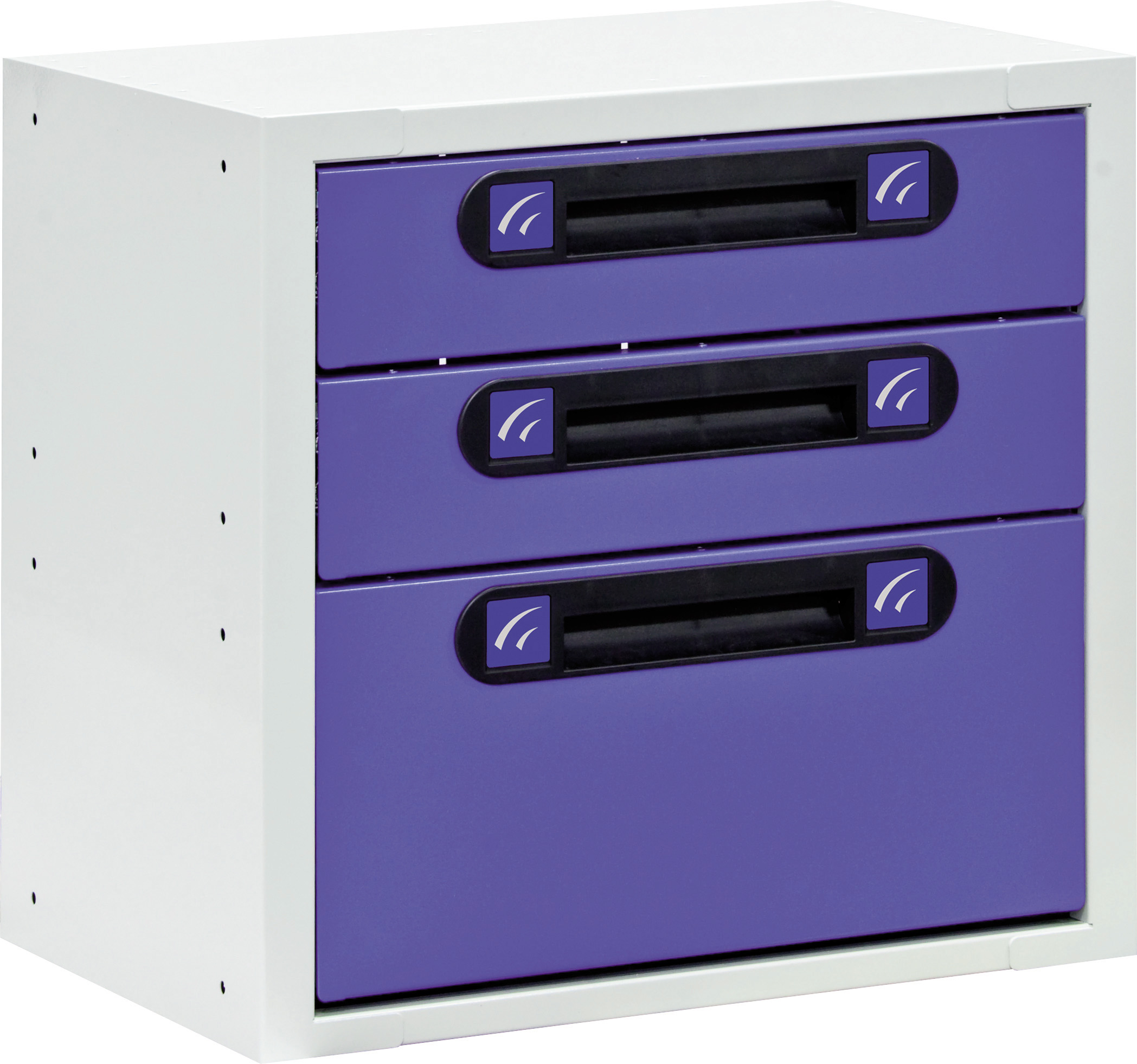 Schubladenschrank VLKT54.3, 3 Schubladen, 507 x 410 x 483 mm Schubladenschrank VLKT54.3, 3 Schubladen, 507 x 410 x 483 mm
