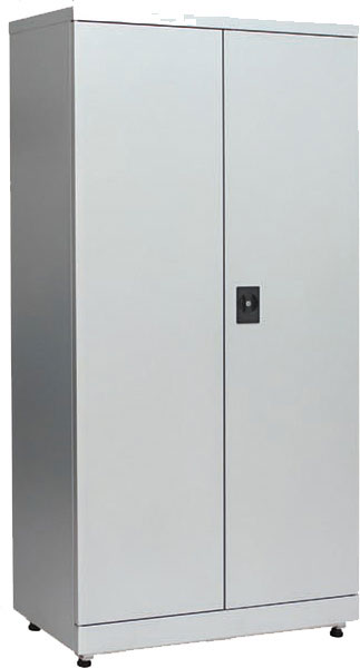 Flügeltürschrank 900x450x1800 mm, unmontiert mit Sicherheitsschloss und 4 Tablaren Flügeltürschrank 900x450x1800 mm, unmontiert mit Sicherheitsschloss und 4 Tablaren