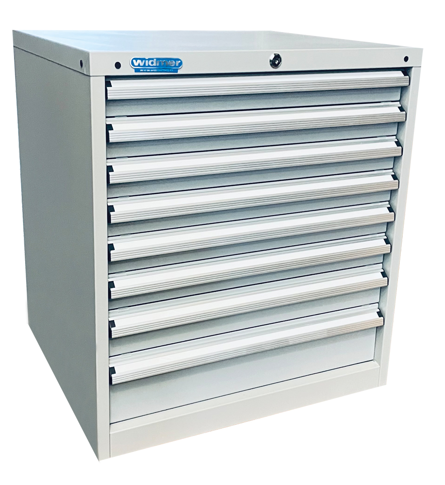 Schubladenschrank 800x723x653 mm, mit 8 Schubladen, je 100 kg Tragkraft Schubladenschrank 800x723x653 mm, mit 8 Schubladen, je 100 kg Tragkraft