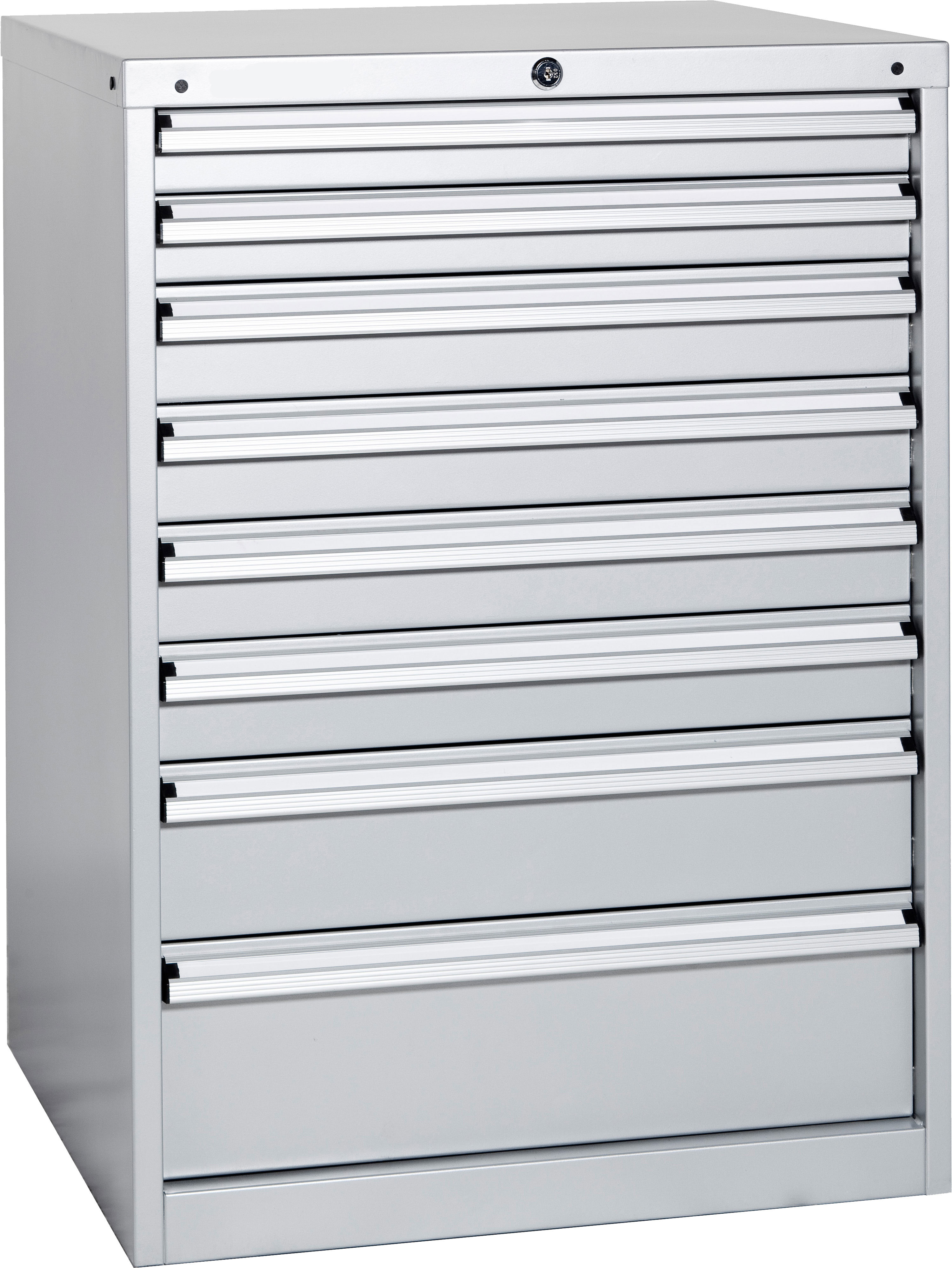 Schubladenschrank 1000x723x653 mm, mit 8 Schubladen, je 100 kg Tragkraft Schubladenschrank 1000x723x653 mm, mit 8 Schubladen, je 100 kg Tragkraft