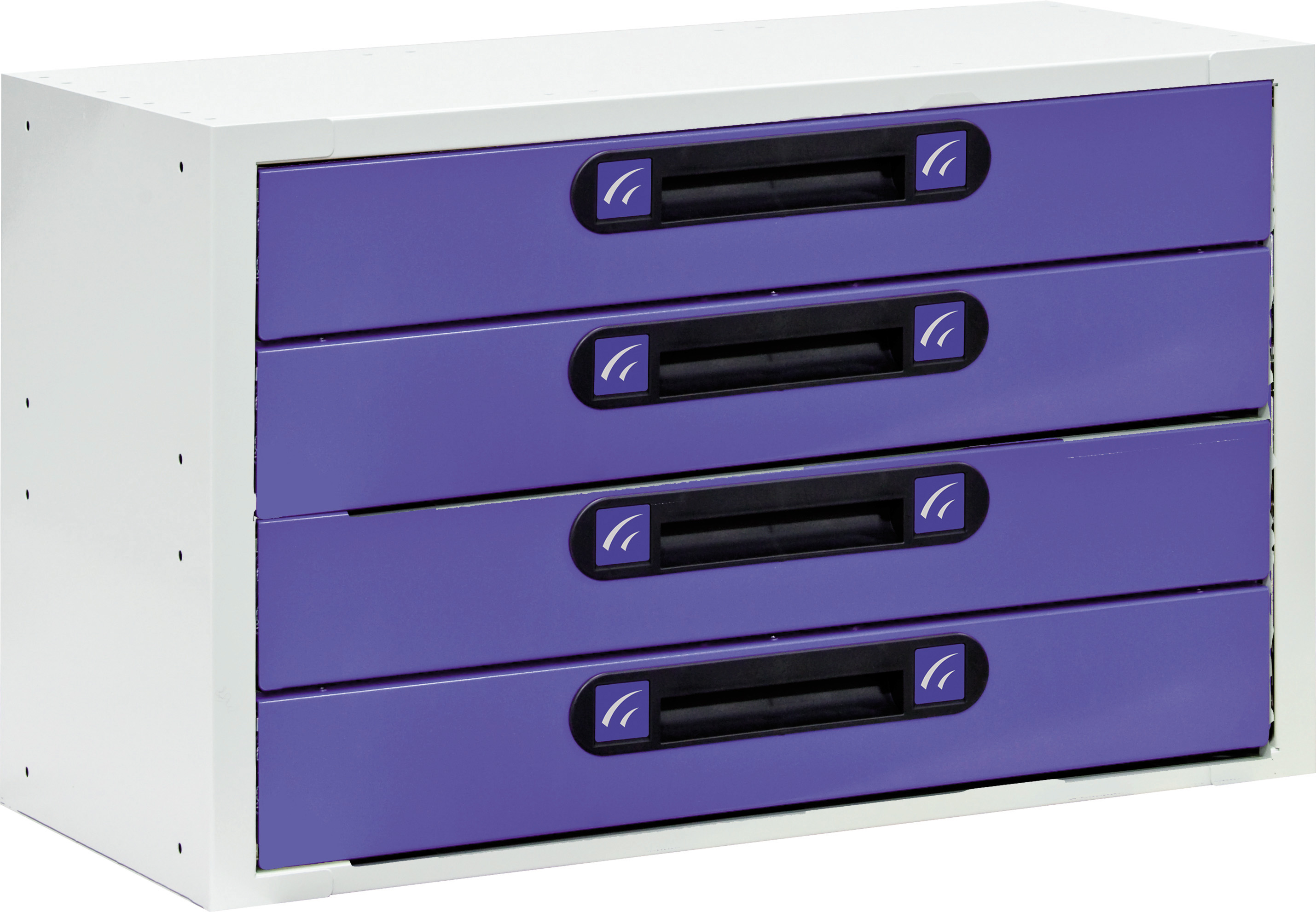 Schubladenschrank VLK74.4, 4 Schubladen, 760 x 360 x 483 mm Schubladenschrank VLK74.4, 4 Schubladen, 760 x 360 x 483 mm