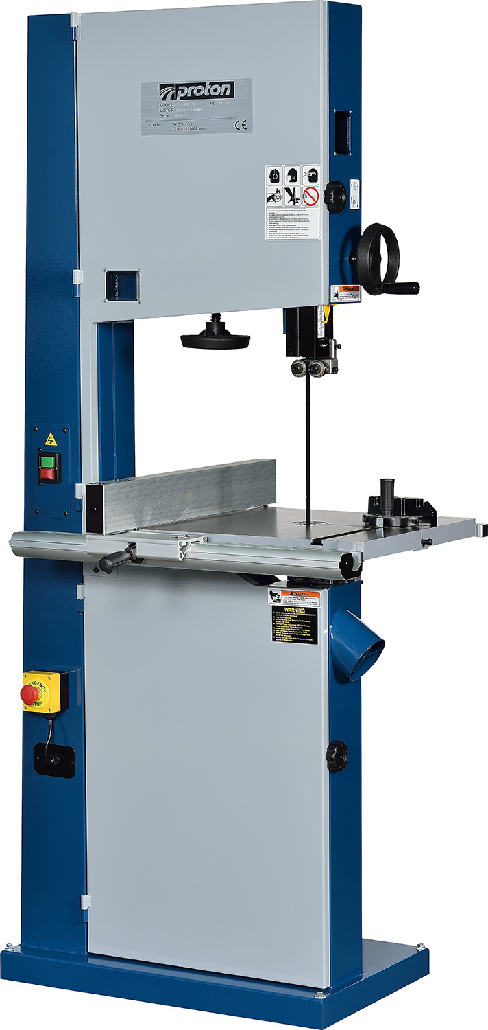 Holzbandsäge Proton HBS-480-2T, 1.5 kW, 400 V, Bandrad ø 480 mm Holzbandsäge Proton HBS-480-2T, 1.5 kW, 400 V, Bandrad ø 480 mm