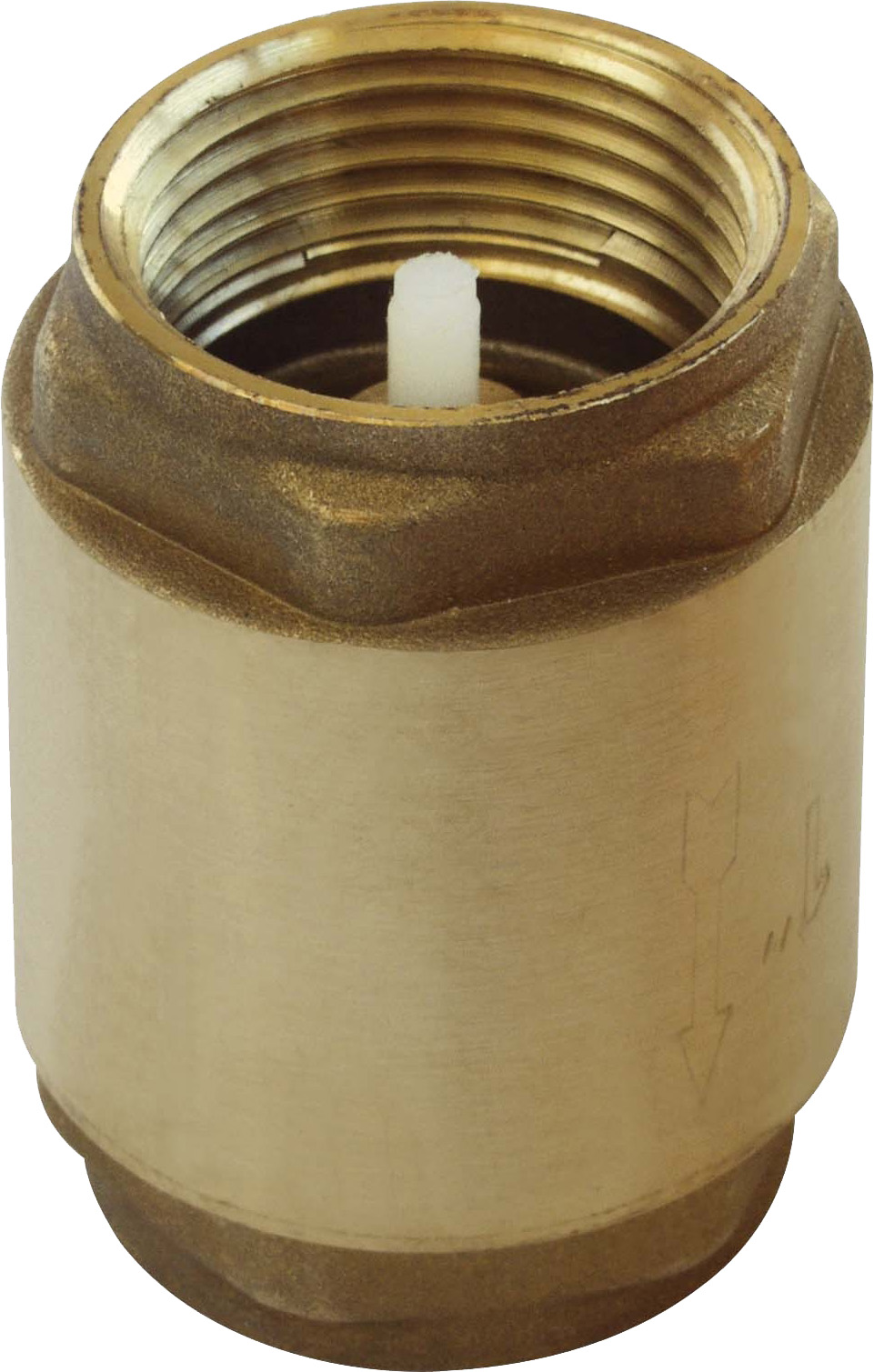 Rückschlagventil Klarwasser  1" IG, Messing