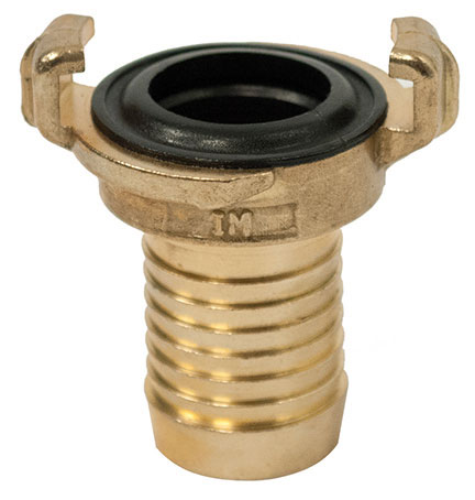 Schnellkupplung 25 mm mit Schlauchstutzen, Geka Schnellkupplung 25 mm mit Schlauchstutzen, Geka