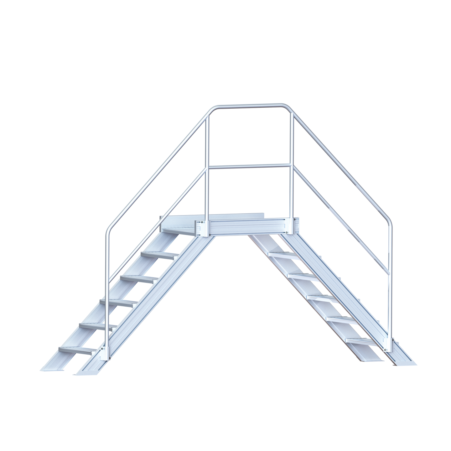 Treppen Maschinenüberstieg, Neigung: 45° Treppen Maschinenüberstieg, Neigung: 45°