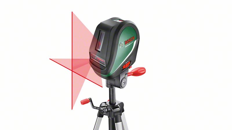 Kreuzlinien-Laser UniversalLevel 3 mit Aluminumstativ 1,5 m Bosch Kreuzlinien-Laser UniversalLevel 3 mit Aluminumstativ 1,5 m Bosch