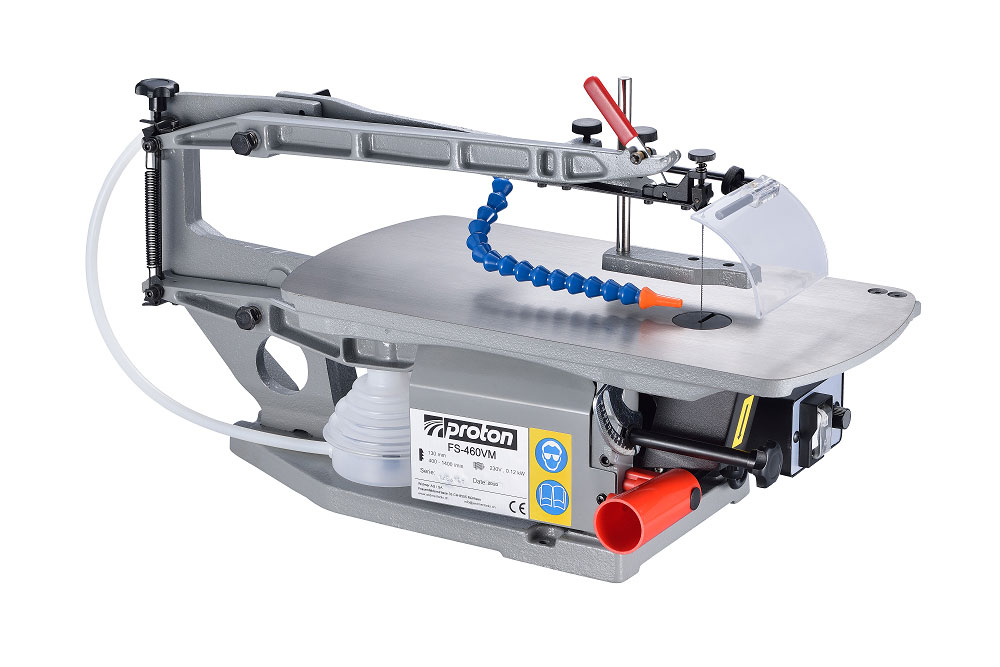 Dekupiersäge Proton FS-460VM, stufenlose Geschwindigkeit, Schnitthöhe 60 mm Dekupiersäge Proton FS-460VM, stufenlose Geschwindigkeit, Schnitthöhe 60 mm