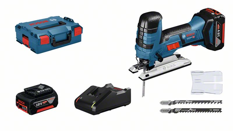 Akku-Stichsäge GST 18 V-LI S, mit 2 x 4.0 Ah Li-Ion Akku, L-BOXX Bosch Akku-Stichsäge GST 18 V-LI S, mit 2 x 4.0 Ah Li-Ion Akku, L-BOXX Bosch