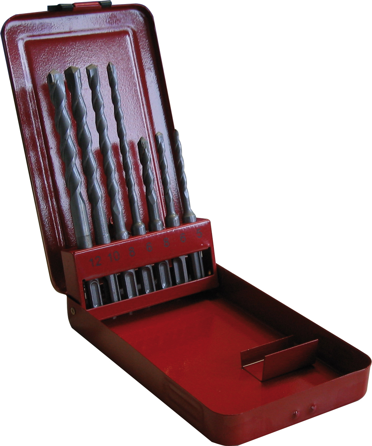 Hammerbohrer-Kassette SDS+ 5-12 mm, Stahlblech Hammerbohrer-Kassette SDS+ 5-12 mm, Stahlblech