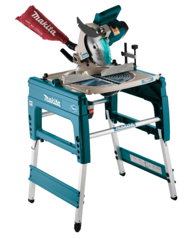 Flipper Tisch und Gehrungs- und Kappsäge , 260/30 mm, Makita LF1000 Flipper Tisch und Gehrungs- und Kappsäge , 260/30 mm, Makita LF1000