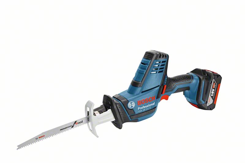 Akku-Säbelsäge GSA 18 V-LI C, mit 2 x 5.0 Ah Li-Ion Akku, L-BOXX Bosch Akku-Säbelsäge GSA 18 V-LI C, mit 2 x 5.0 Ah Li-Ion Akku, L-BOXX Bosch