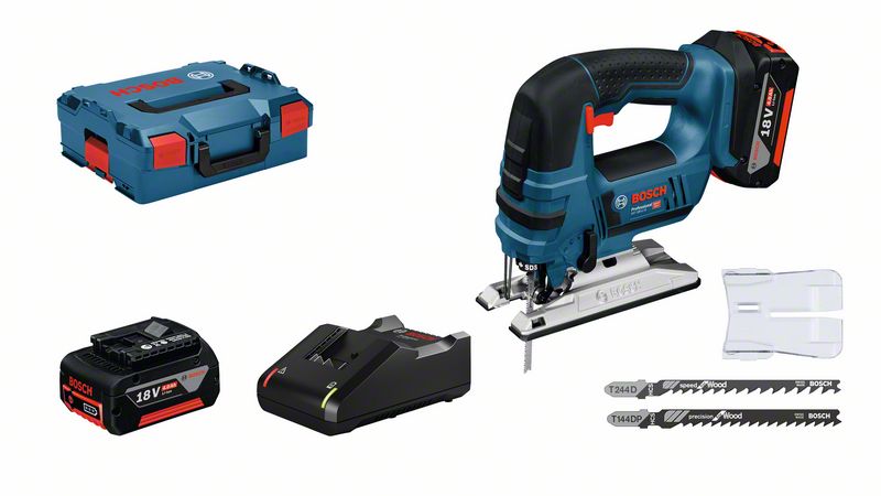 Akku-Stichsäge GST 18 V-LI B, mit 2 x 4.0 Ah Li-Ion Akku, L-BOXX Bosch Akku-Stichsäge GST 18 V-LI B, mit 2 x 4.0 Ah Li-Ion Akku, L-BOXX Bosch