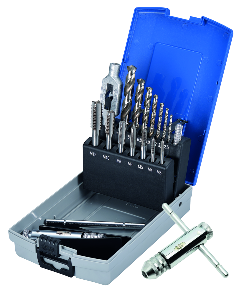 Bohrkassette Proton D-16R HSS Einschnitt-Gewindebohrer-Satz Bohrkassette Proton D-16R HSS Einschnitt-Gewindebohrer-Satz