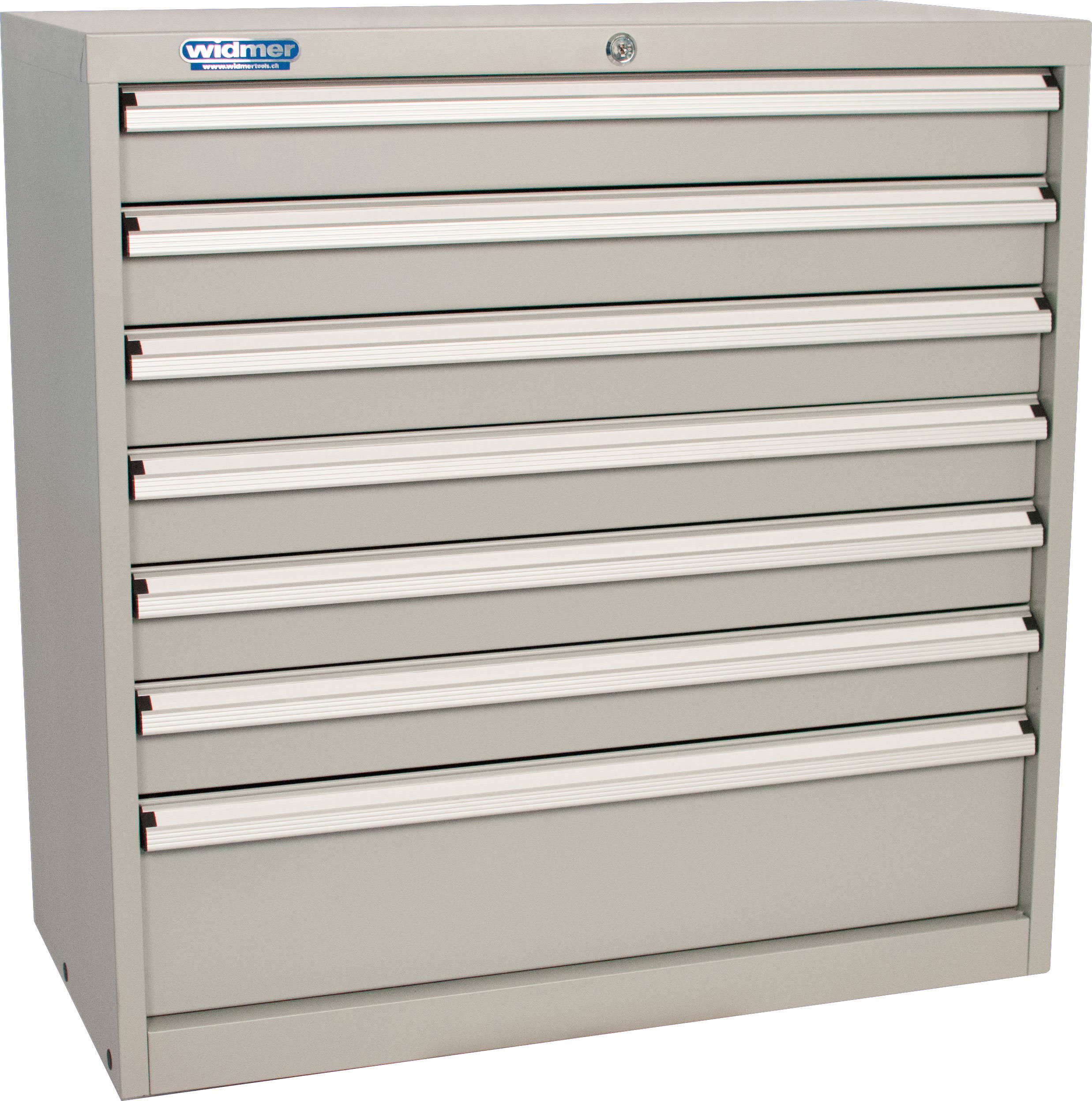Unterteil mit Schubladen zu Lagerschrank, 900x450x900 mm, montiert Unterteil mit Schubladen zu Lagerschrank, 900x450x900 mm, montiert