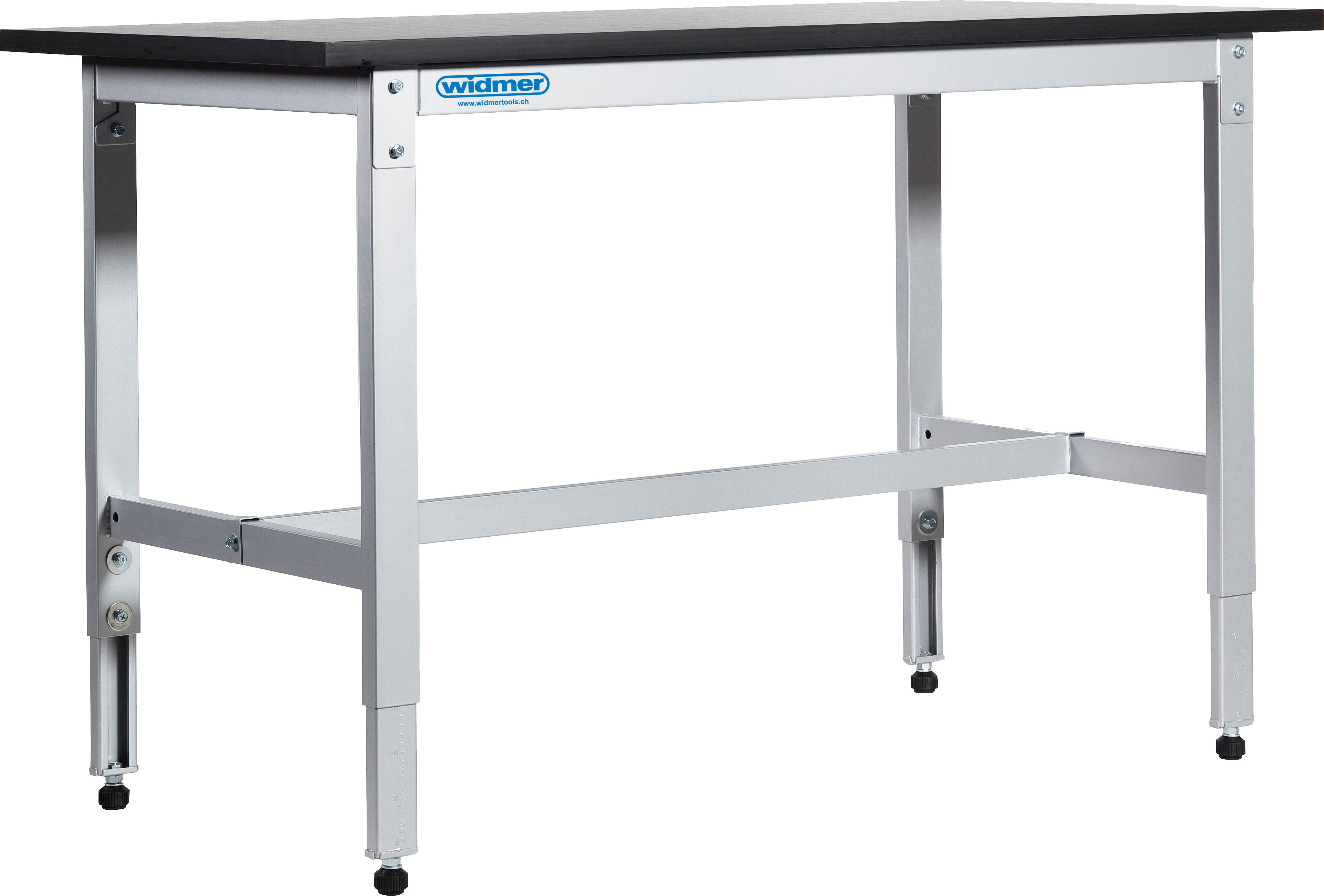 Arbeitstisch höhenverstellbar 2100 mm, Tragkraft 400 kg, Tiefe 750 mm