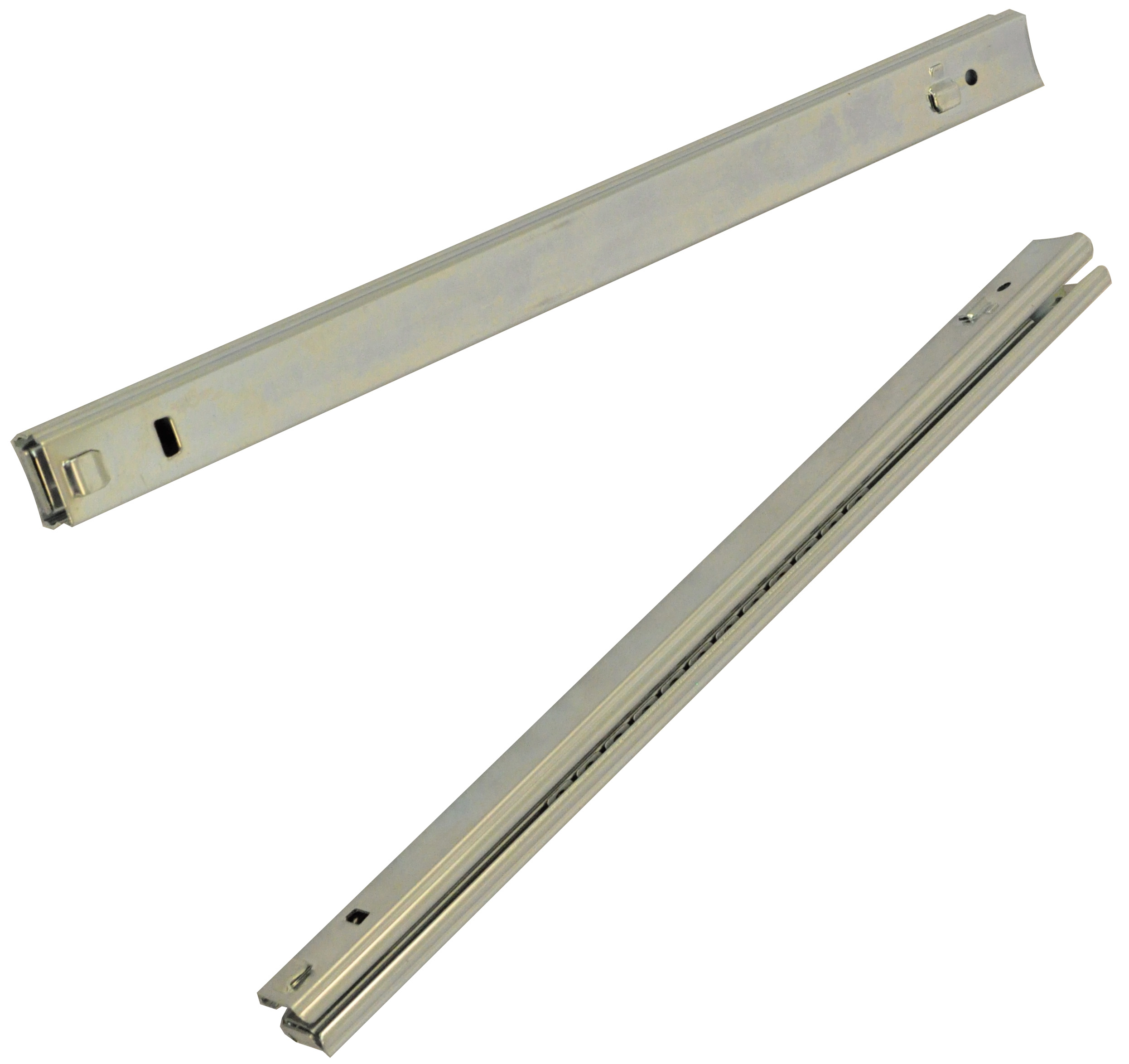Teleskopschienen (paar) zu Kofferschränke SLGK 02, inkl. Stopper 360 - 460 mm / 40 kg Teleskopschienen (paar) zu Kofferschränke SLGK 02, inkl. Stopper 360 - 460 mm / 40 kg