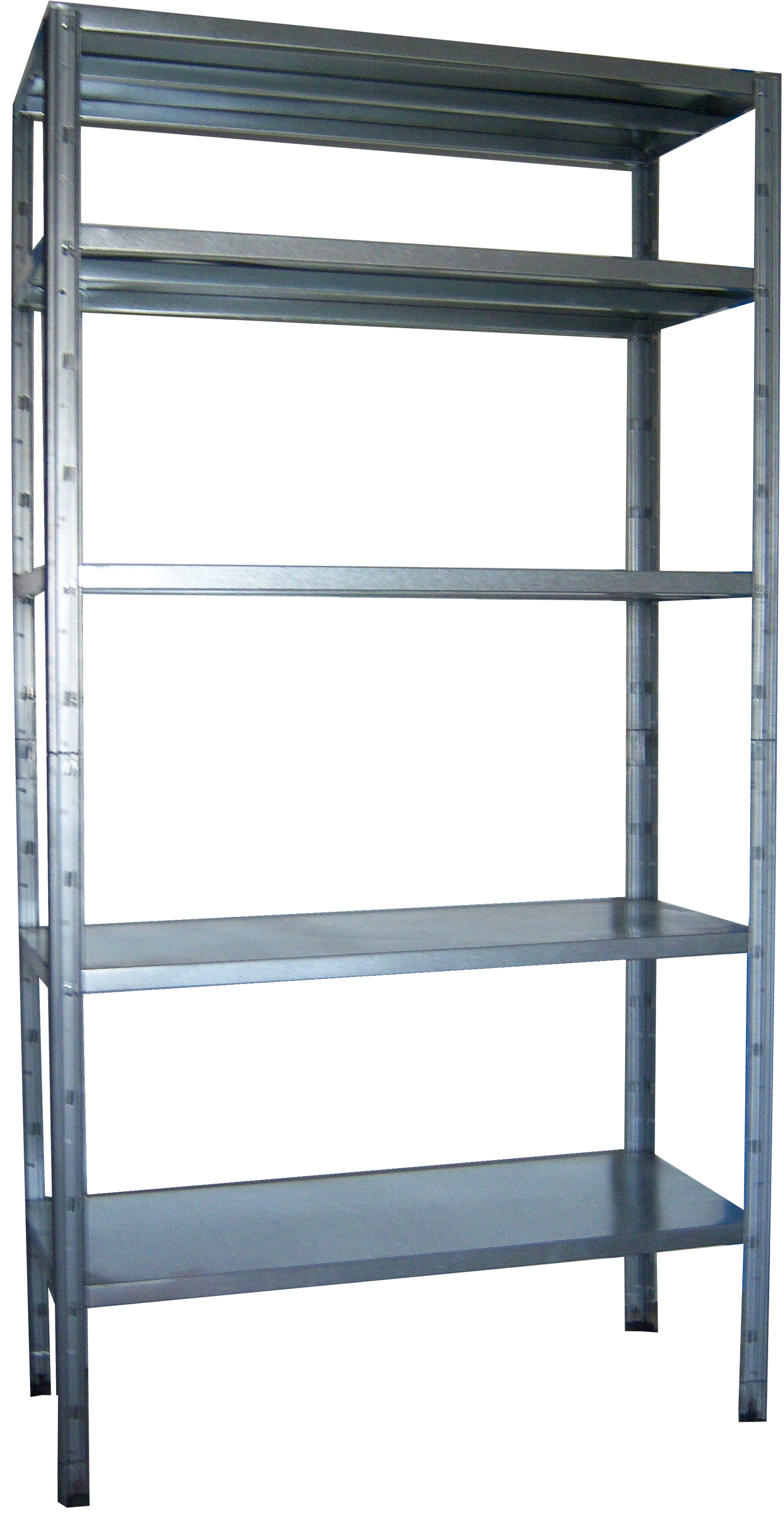 Aktionsregal Spartakus 1000x400x1880 mm, verzinkt mit 5 Fachböden Aktionsregal Spartakus 1000x400x1880 mm, verzinkt mit 5 Fachböden