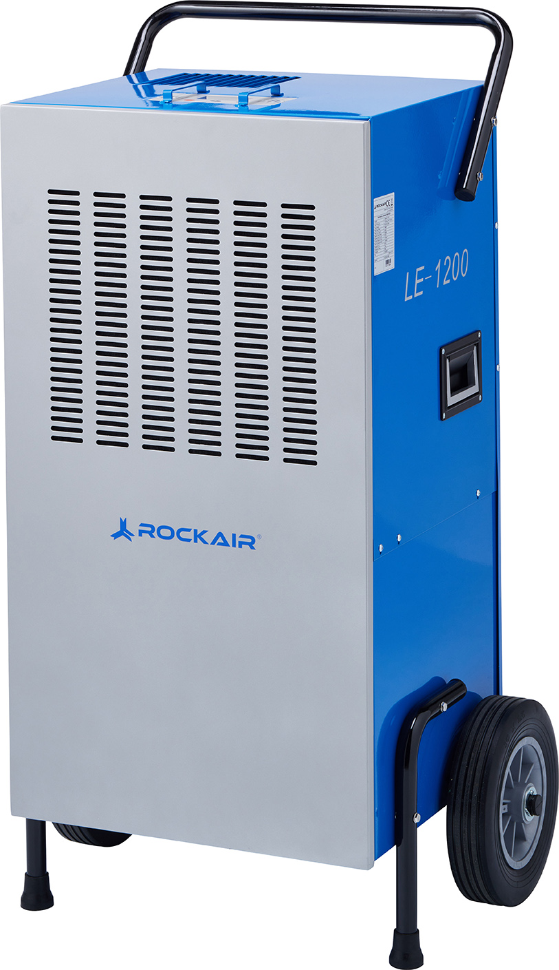 Bautrockner Rockair Drypro BT-120 (vormals LE 1200), mit 2 Rollen und Stossgriff Bautrockner Rockair Drypro BT-120 (vormals LE 1200), mit 2 Rollen und Stossgriff