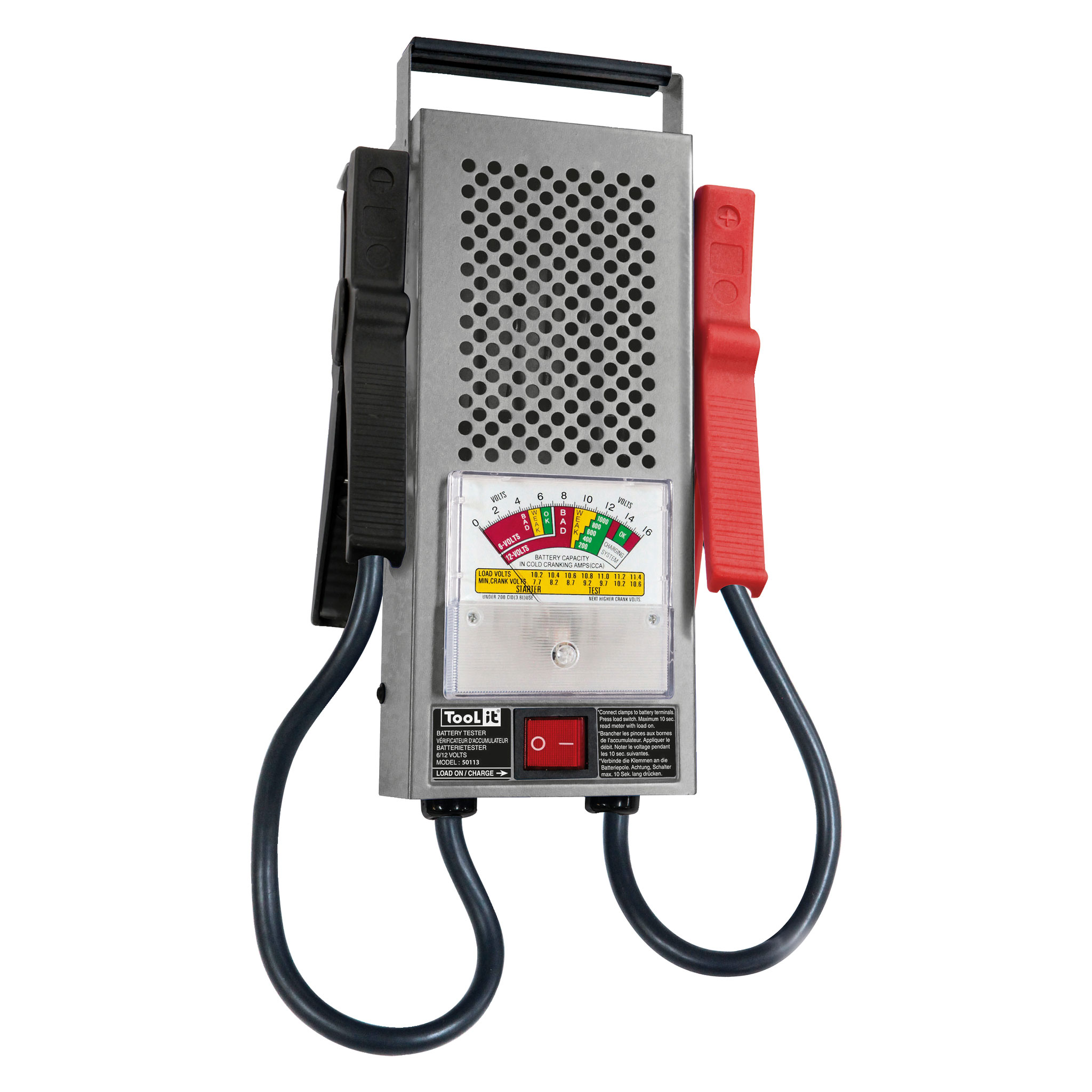 Batterietester TBP100, für 6 / 12 V Bleibatterien Batterietester TBP100, für 6 / 12 V Bleibatterien