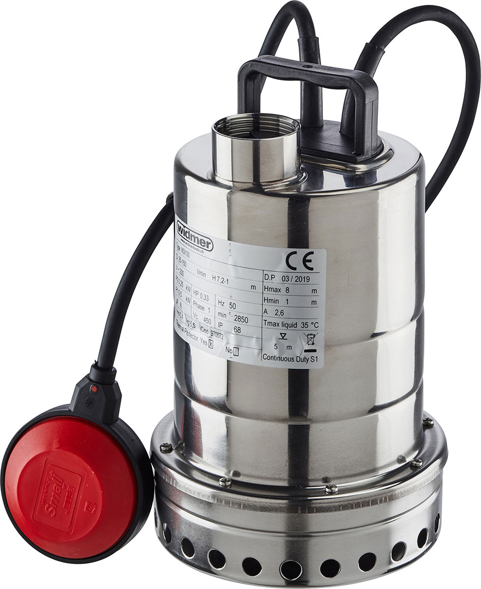 Schmutzwasser-Tauchpumpe Hydro Star Inox 500, mit Schwimmerschalter Schmutzwasser-Tauchpumpe Hydro Star Inox 500, mit Schwimmerschalter