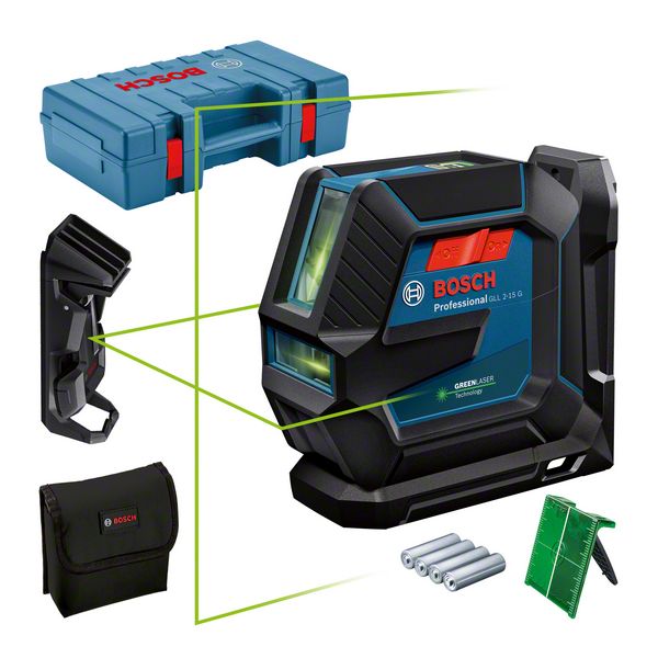 Linienlaser GLL 2-15 G mit Deckenklemme und Handwerkerkoffer Bosch Linienlaser GLL 2-15 G mit Deckenklemme und Handwerkerkoffer Bosch