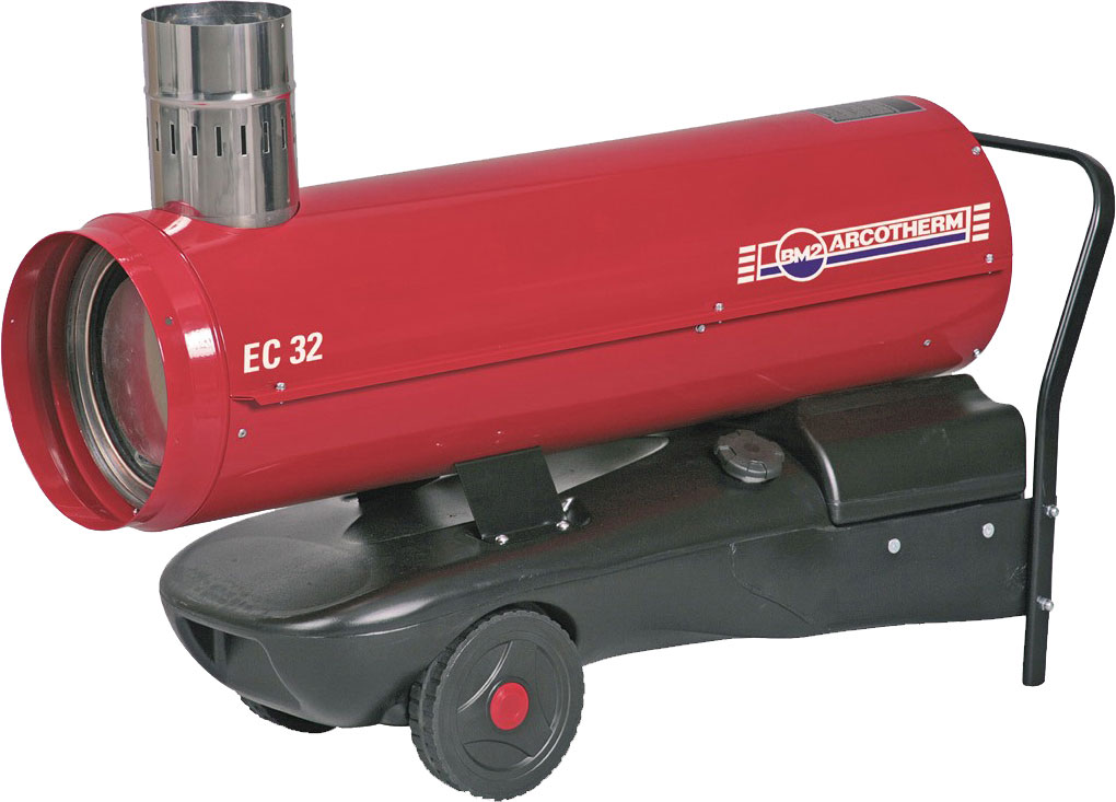Oelheizgerät EC 32 mit Kamin, Für Heizöl, Diesel, Petrol Oelheizgerät EC 32 mit Kamin, Für Heizöl, Diesel, Petrol