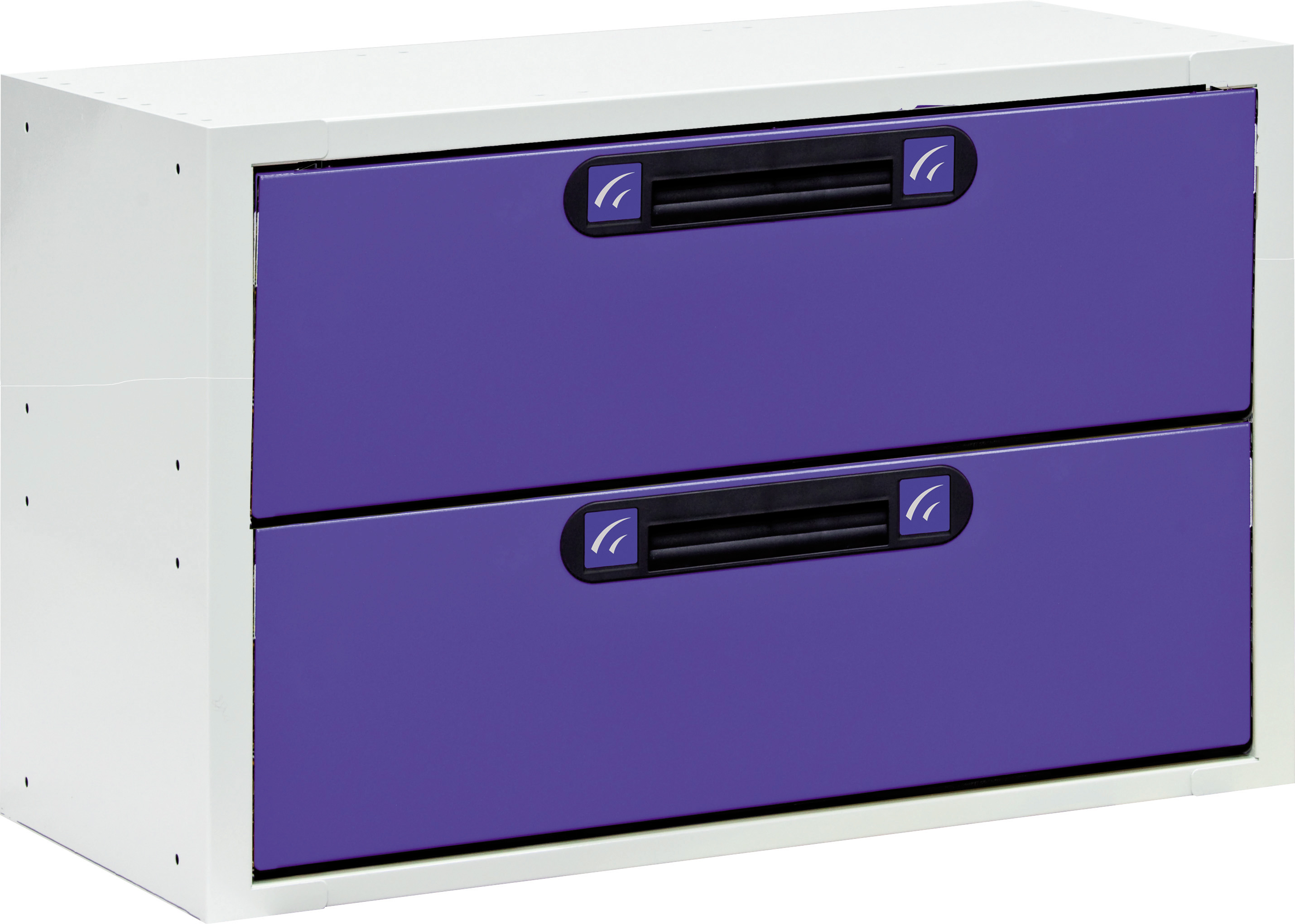 Schubladenschrank VLK74.2, 2 Schubladen, 760 x 360 x 483 mm Schubladenschrank VLK74.2, 2 Schubladen, 760 x 360 x 483 mm