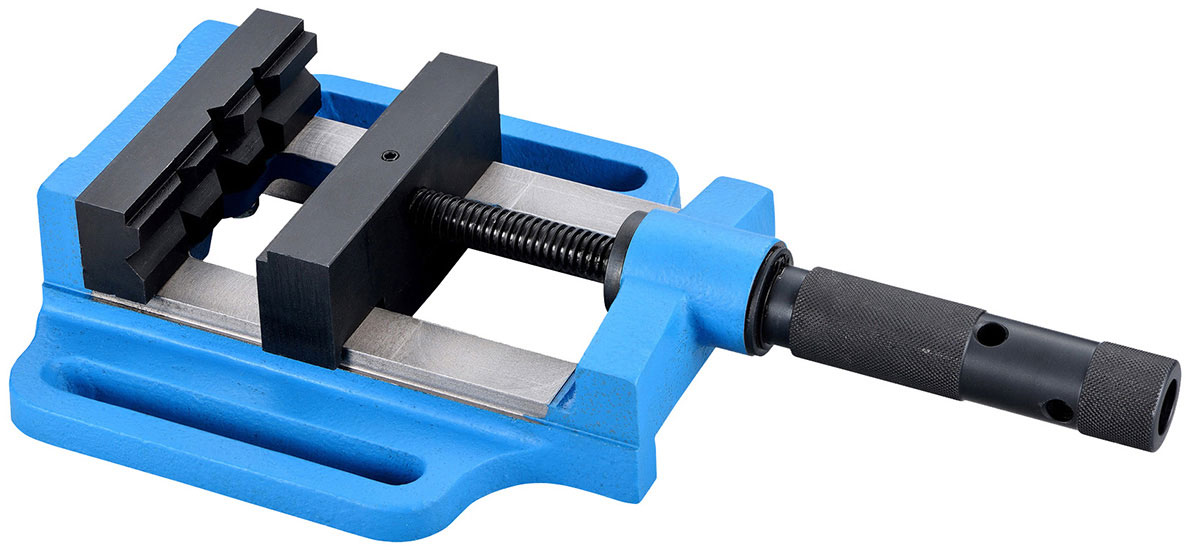 Maschinenschraubstock Proton Backenbreite 130 mm,, mit Prismenbacke