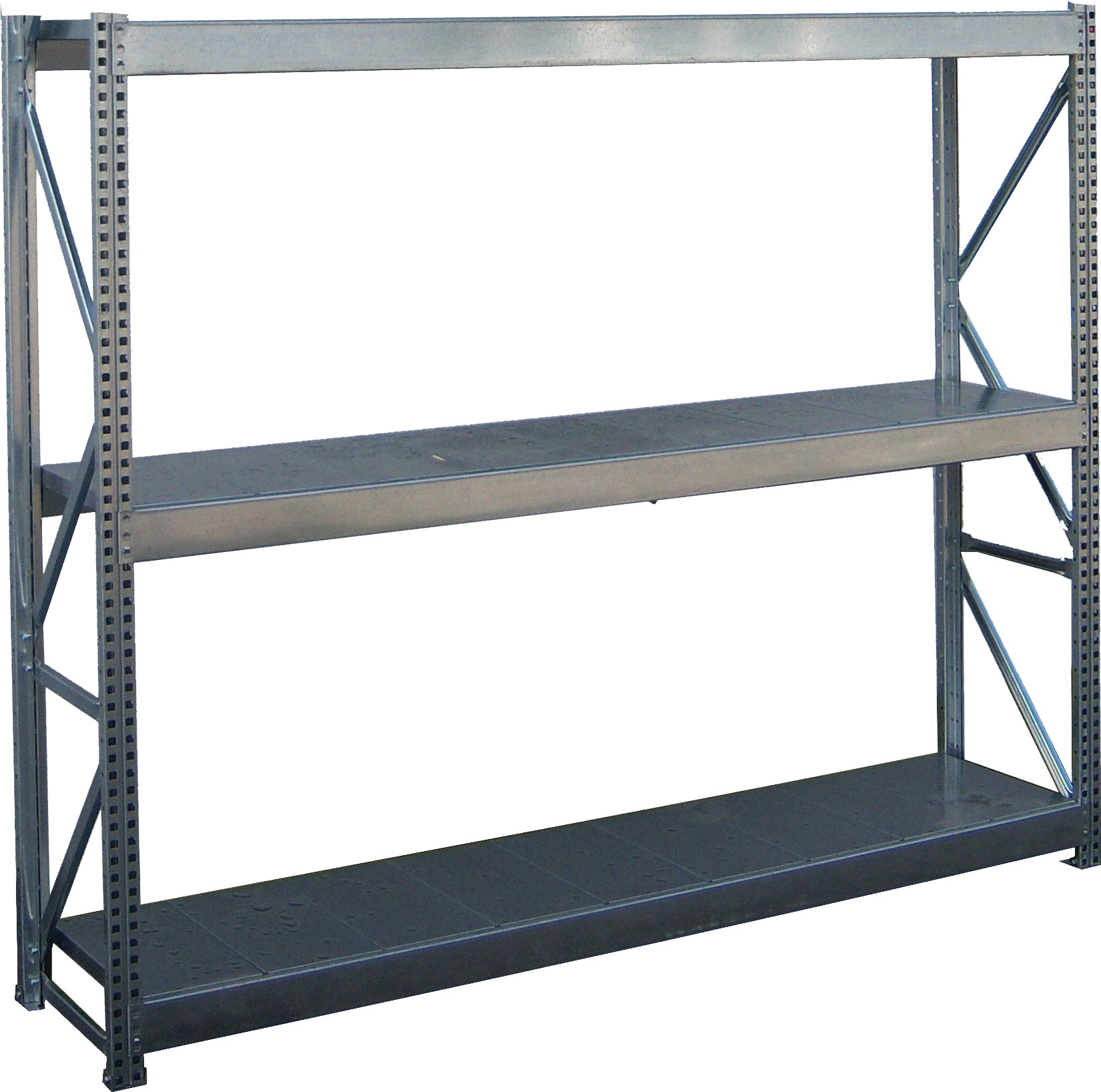 Grundregal WS 1950x1600x400 mm, mit 3 Trägerpaaren, à 750 kg Grundregal WS 1950x1600x400 mm, mit 3 Trägerpaaren, à 750 kg