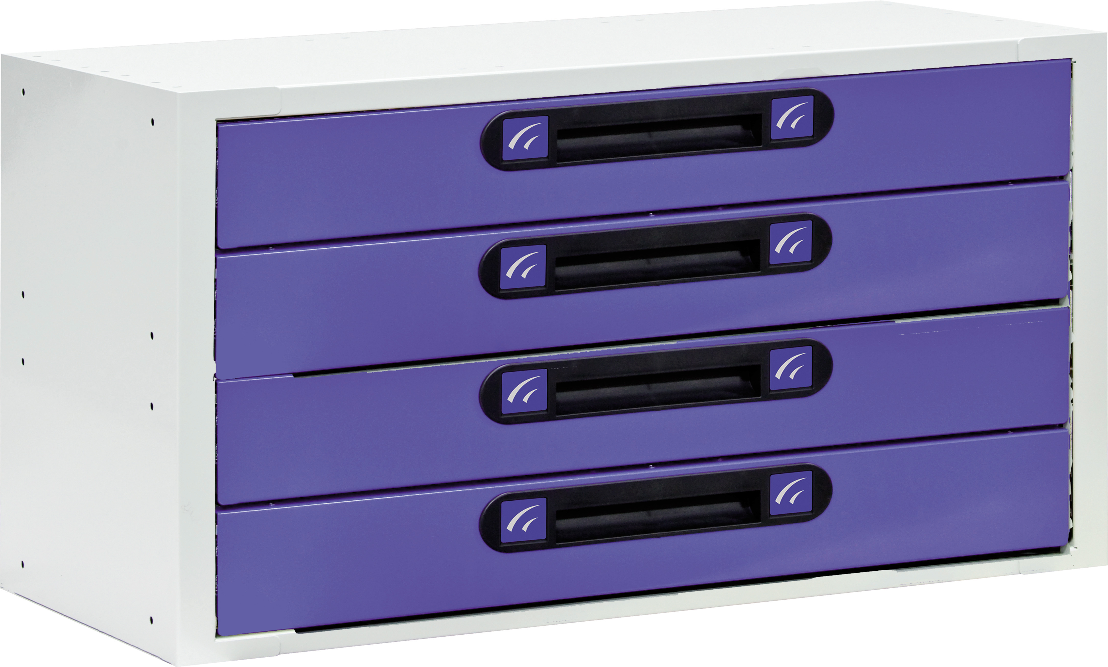 Schubladenschrank VLK104.4, 4 Schubladen, 1014 x 360 x 483 mm Schubladenschrank VLK104.4, 4 Schubladen, 1014 x 360 x 483 mm