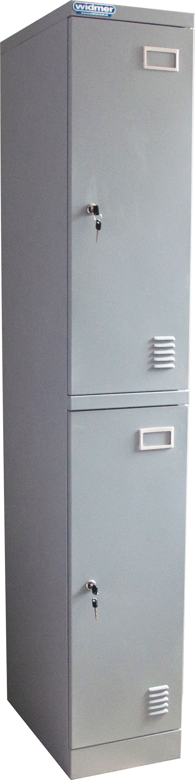 Garderobenschrank 2-teilig 1800x300x500 mm, unmontiert, mit Schloss Garderobenschrank 2-teilig 1800x300x500 mm, unmontiert, mit Schloss