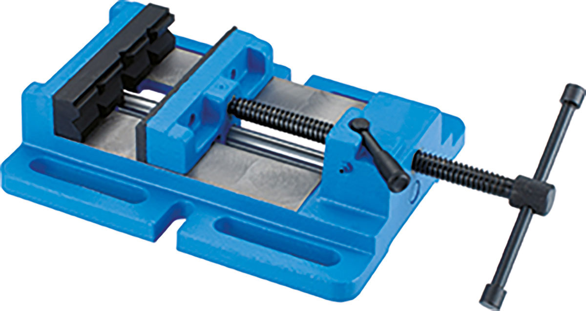 Schnellspann-Schraubstock Proton Backenbreite 156 mm, mit Prismenbacke