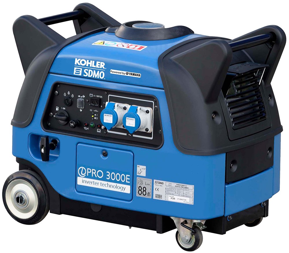 Generator Inverter Pro 3000 E C5, mit 4 montierten Rollen Generator Inverter Pro 3000 E C5, mit 4 montierten Rollen
