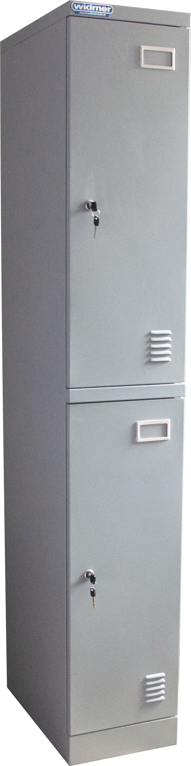 Garderobenschrank 2-teilig 1800x300x500 mm, unmontiert, mit Schloss Garderobenschrank 2-teilig 1800x300x500 mm, unmontiert, mit Schloss