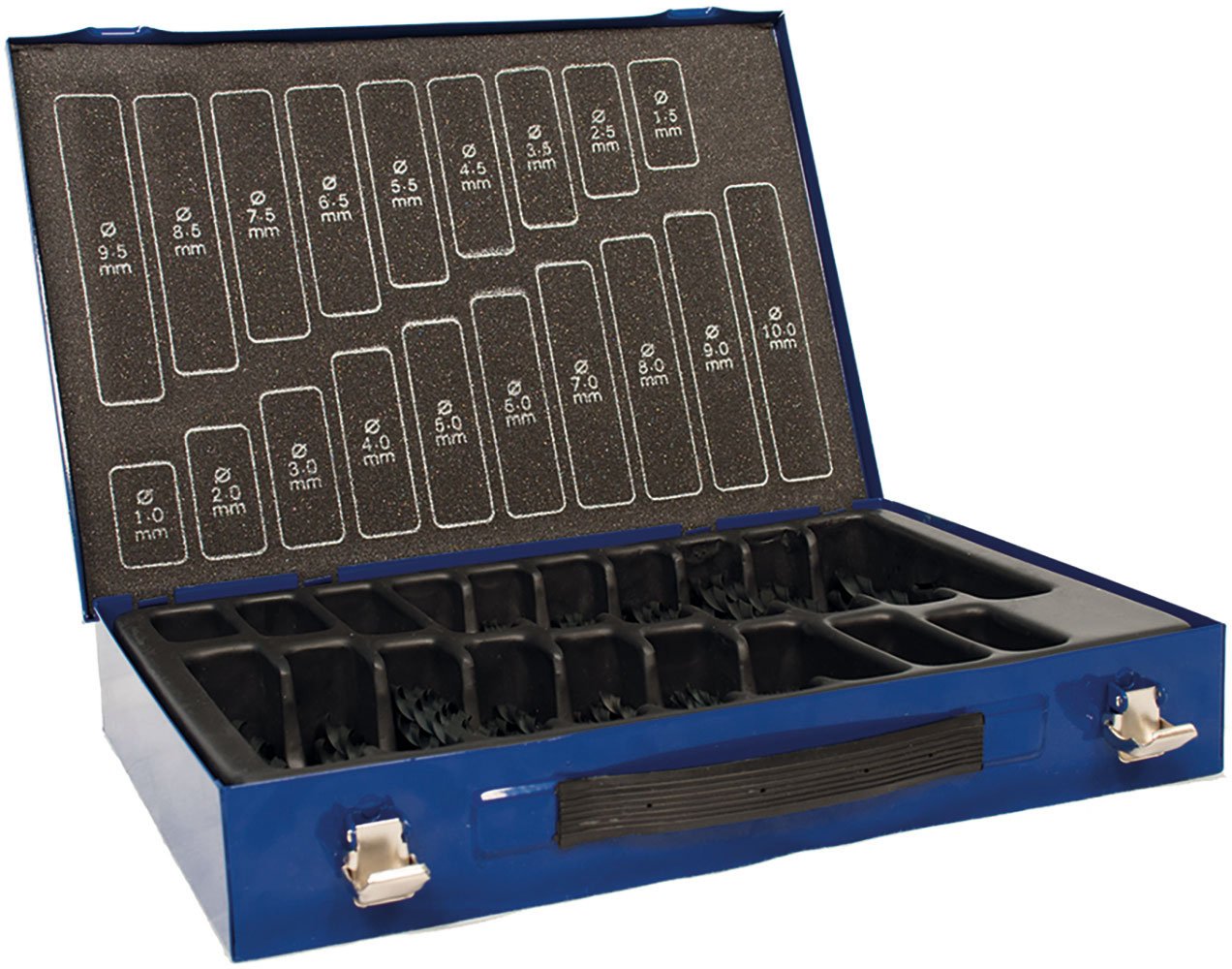 Bohrerkoffer WIBO 170 tlg. HSS, 1.0 - 10.0 x 0.5 mm Bohrerkoffer WIBO 170 tlg. HSS, 1.0 - 10.0 x 0.5 mm