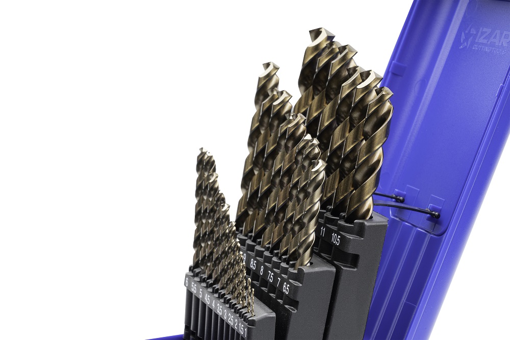 Bohrerkassette IZAR 2-13x0.5 mm Cobalt, präzisionsgeschliffen mit 6-Kant Schaft